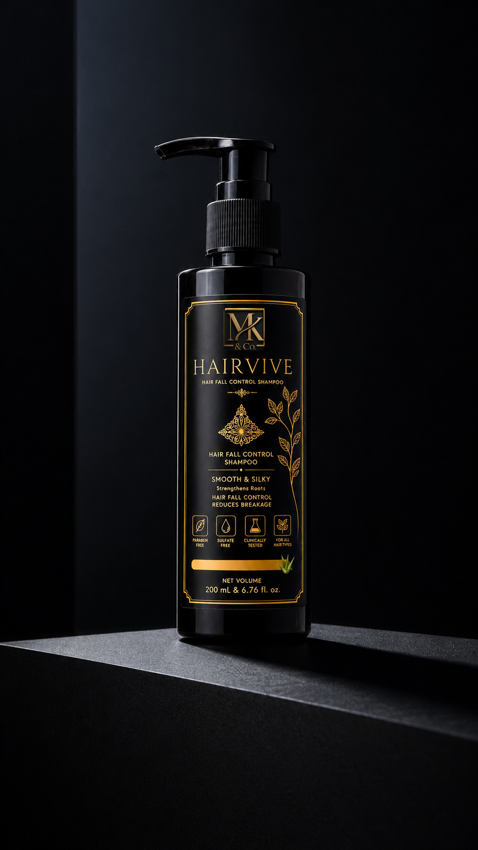 Hairvive with water splash